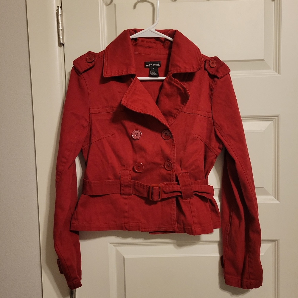 Red jacket